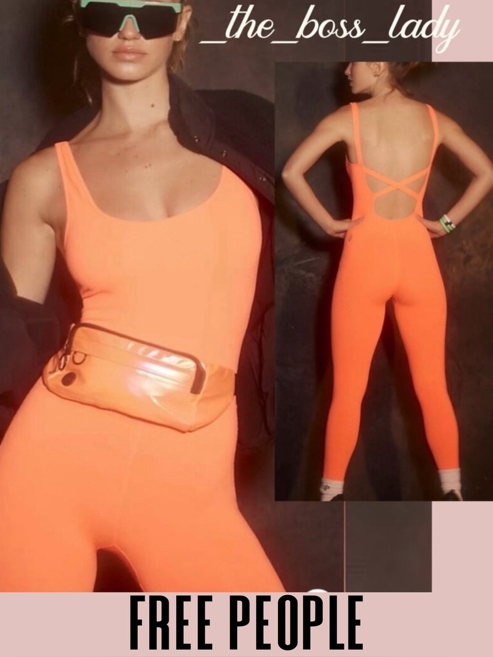 Free People onesie jumpsuit activewear one piece romper stretchy yoga workout